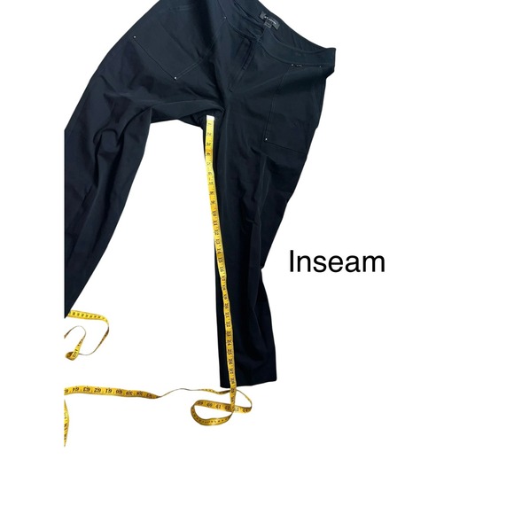 St. John Black Cotton Pants Two Pocket Minimalist Office Designer Trousers - Picture 7 of 7